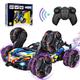 Byuert Remote Control Car, 6WD RC Stunt Car with Spray and Light, 360° Rotation and Drift Vehicles, 2.4Ghz Radio Controlled Electric Buggy RC Offroad Toy for Adults and Kids