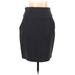 Banana Republic Casual Pencil Skirt Knee Length: Gray Print Bottoms - Women's Size 10