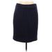 J.Crew Formal Skirt: Blue Tweed Bottoms - Women's Size 6