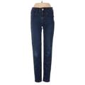 American Eagle Outfitters Jeans - Super Low Rise: Blue Bottoms - Women's Size 00 - Dark Wash