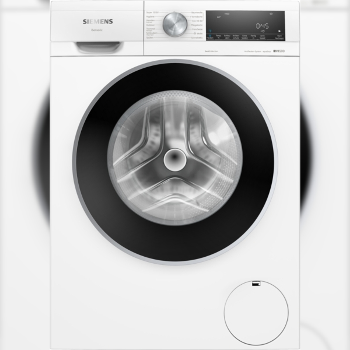 Siemens iQ500, Waschmaschine, Frontlader, 9 kg, 1400 U/min. WG44G10G0 Image