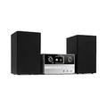 Connect System S Stereoanlage Boxen 20Wmax Internet/DAB+/UKW CD-Player Silber