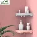 WBBOOMING – étagères de rangement d'angle en plastique salle de bain triangulaire douche