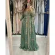 Robes de soirée formelles caftan marocain appliques en dentelle robes musulmanes arabes occasions