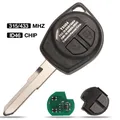 Jingyuqin-Clé télécommande de voiture 2BTN 315MHz/433 transpondeur Z ID46 successive pour Suzuki