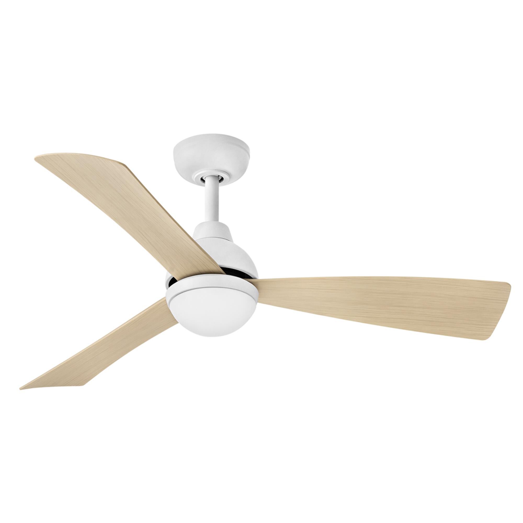 Hinkley Lighting Una 44 Inch Ceiling Fan with Light Kit - 905644FMW-LDD