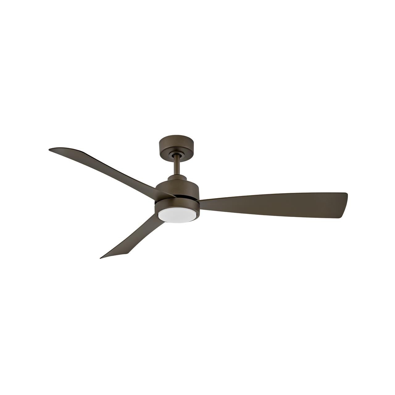 Hinkley Lighting Iver 56 Inch Ceiling Fan with Light Kit - 905756FMM-LWD