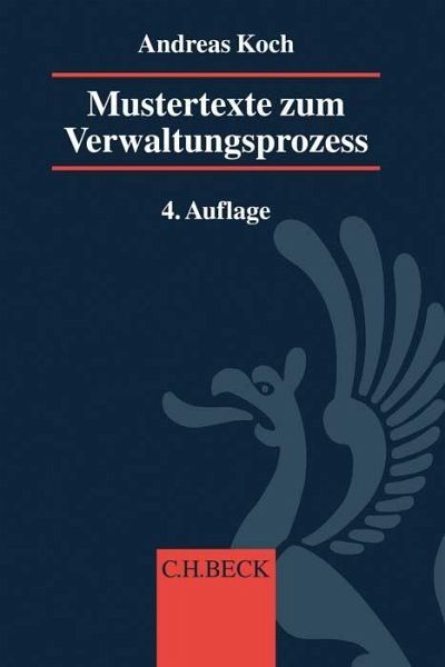 Mustertexte zum Verwaltungsprozess – Andreas Koch