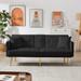 69" Traditional Sleeper Sofa for Living Room, Apartment, Office, Tufted Sofa, Pillow Top Arm Sofa, Split Back, Loveseat