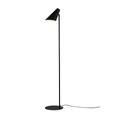 Lampadaire en métal noir mat