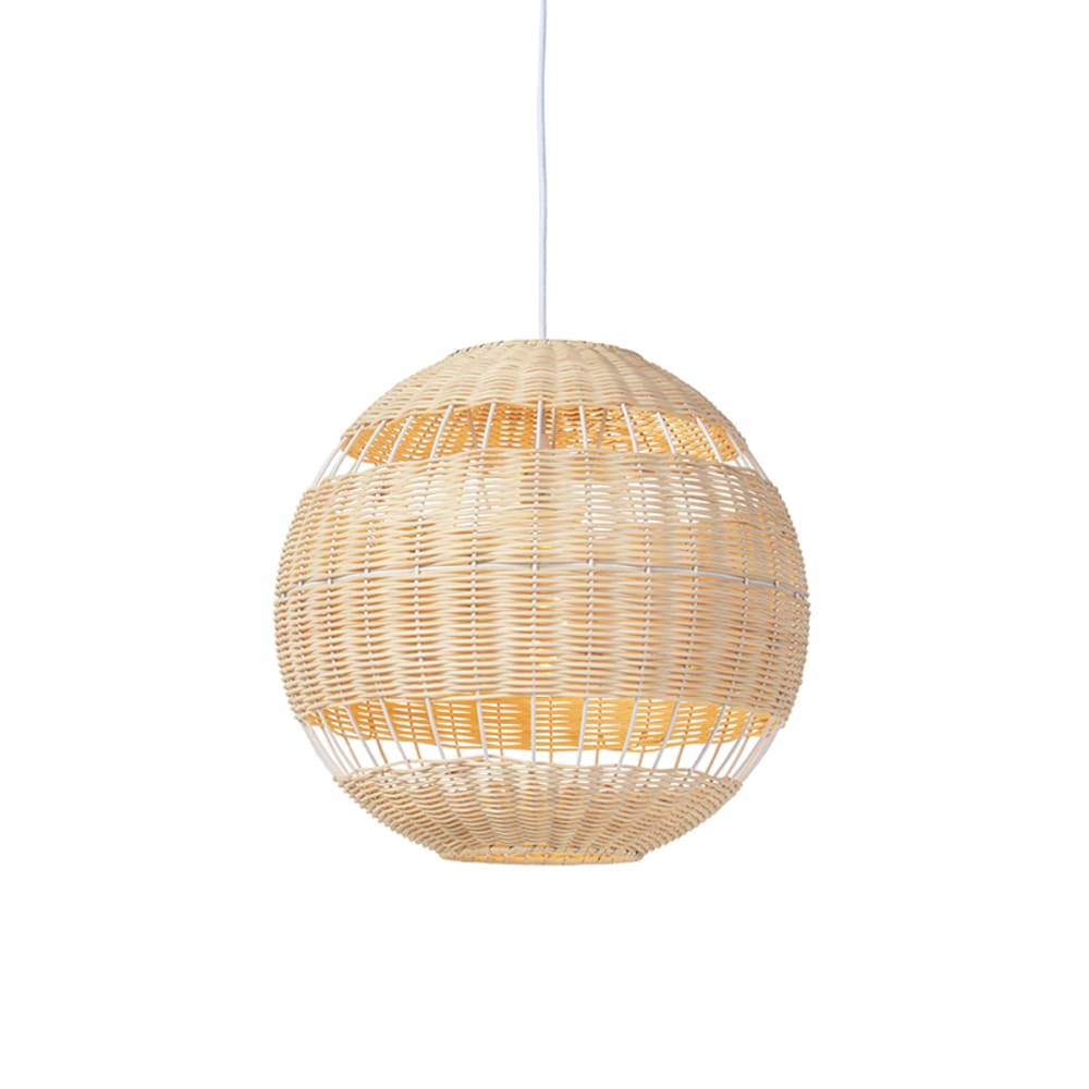 Suspension en bamboo marron