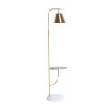 Lampe Haute en Fer Blanc, 30x37x156 cm