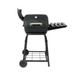 FOCUSSEXY Outdoor BBQ Grill Charcoal Pit Patio Backyard Meat Cooker Smoker Gauge Stainless