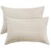 Cotton Waffle Pillowcases 2 Pack