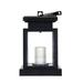 LED Solar Candle Lantern Waterproof Outdoor Vintage Hanging Lantern Lights Solar Landscape Lighting Umbrella Lights for Garden Lawn Patio Decor (Small Window Grille Type)