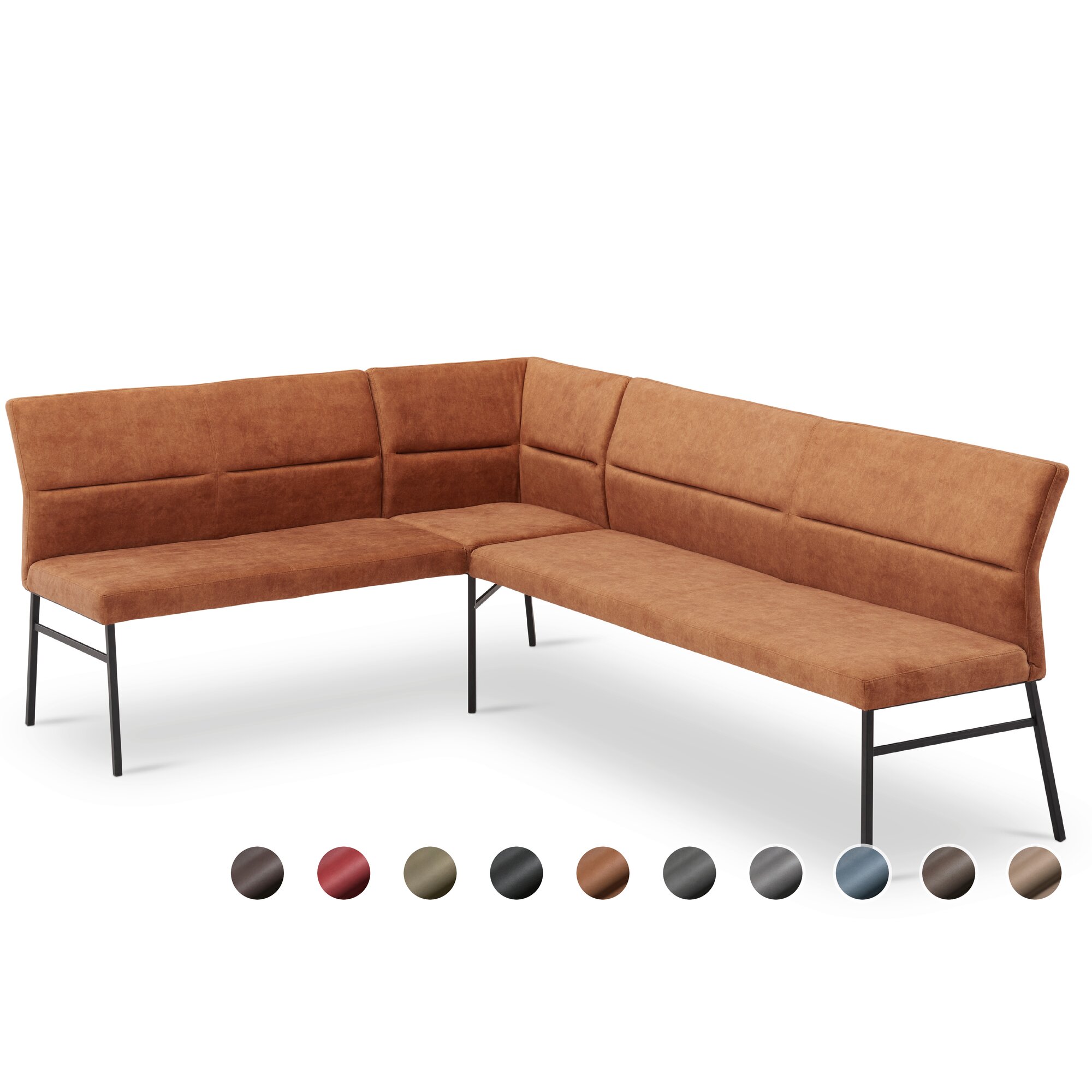 Schösswender »Lyon 100« Eckbank 200/220 cm / Gavin 203 dunkelbraun