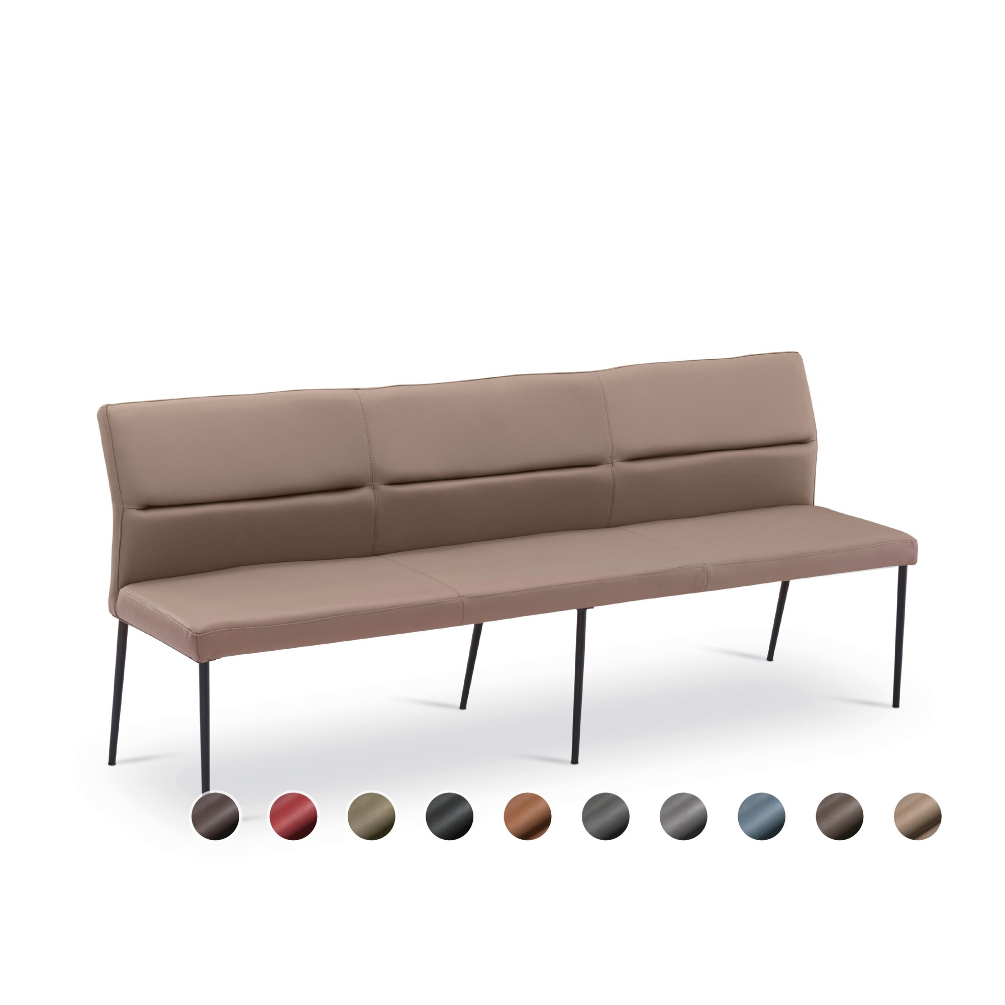 Schösswender »Lyon 200« Polsterbank 160 cm / Gavin 203 dunkelbraun