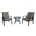 Bond Carmel Valley 3Pc Outdoor Cushioned Steel Bistro Set