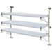 21 Deep x 72 Wide x 33 High Adjustable 3 Tier Solid Galvanized Wall Mount Shelving Kit