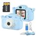 Tomfoto X8 Mini Camera Kids Camera Digital Camera 1080P Video Camera 20MP Dual Lens 2.0 Inch IPS Screen Built-in Battery Cute Photo Frames Interesting Games with 32GB Memory Card USB Card Re