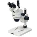 AmScope 3.5X-45X Table Pillar Stand Zoom Magnification Trinocular Stereo Microscope New