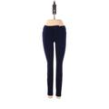 J.Crew Jeggings - Low Rise: Blue Bottoms - Women's Size 0 - Dark Wash