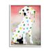Stupell Industries Street Style Dalmatian Dog Pattern Framed On by Juan Sly Graphic Art in Brown/Red/White | 20 H x 16 W x 1.5 D in | Wayfair