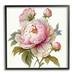 Stupell Industries Detailed Pink Peony Flower Buds Framed On Wood by Ziwei Li Graphic Art Wood in Brown/Pink | 24 H x 24 W x 1.5 D in | Wayfair