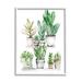 Stupell Industries Mixed Greenery Potted Ivy Plants by Ziwei Li Wood in Brown/Green | 14 H x 11 W x 1.5 D in | Wayfair au-778_wfr_11x14