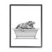 Stupell Industries Crocodile Bathroom Wildlife Tub On Wood by Annalisa Latella Graphic Art Wood in Brown/Gray | 16 H x 20 W x 1.5 D in | Wayfair