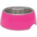 Loving Pets Hot Pink Retro Bowl [Dog Dishes Plastic] 1 count - X-Small