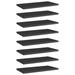 Latitude Run® Floating Shelves Wall Shelving Wall Mounted Shelves Display Wall Units Wood in Black | 0.59" H x 15.75" W x 7.87" D | Wayfair
