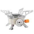 YLLSF Outdoor Portable Folding Stove Camping Stove Small Square Cassette Stove