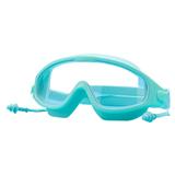 Children High-definition Waterproof Anti-fog Swimming Goggles Large-frame Water Sports Glasses with Earplugs for Swimming Water Sports