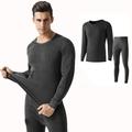 Thermal Underwear for Men - Ultra Soft Long - Heated Warm Hunting Gear Base Layers for Extreme Cold Weather