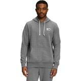 The North Face Heritage Patch NF0A7UNDYY Men s Gray Logo Pullover Hoodie NCL271 (Regular S)