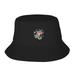 ZICANCN Bucket Hat Unisex for Men Women Cartoon Frog Cottagecore Mushroom Fashion Fishing Hat Cute Fisherman Cap Black