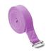 Yoga Strap for Stretching Yoga Exercise Adjustable Straps for Yoga Classes 6 Ft Non Elastic Yoga Belt with Adjustable D Ring Buckle for Pilates Gym Workouts Yoga Fitness - purple