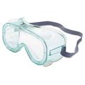 Safety Goggles Indirect Vent Green-Tint Fog-Ban Anti-Fog Lens