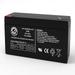 Universal Power Group CB 6120 6V 10Ah Lawn and Garden Battery - This Is an AJC Brand Replacement