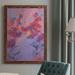 Ivy Bronx Precilla Wish You Well Framed On Canvas Print Canvas, Solid Wood in Blue/Indigo/Pink | 37.5 H x 27.5 W x 1 D in | Wayfair