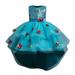 safuny Girls s Party Gown Birthday Dress Clearance Floral Sequin Lovely Comfy Fit Holiday Round Neck Mesh Tiered Ruffle Hem Vintage Sleeveless Princess Dress Blue 3-12Y