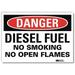 Lyle Danger Sign 7inx10in Reflective Sheeting U1-1037-RD_10X7