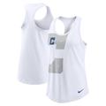 Women's Nike White Indianapolis Colts Tri-Blend Scoop Neck Racerback Tank Top