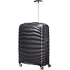 Hartschalen-Trolley SAMSONITE "LITE-SHOCK, verschiedene Größen", Gr. B/H/T: 51,5cm x 75cm x 31cm 98,5 l, schwarz, Obermaterial: 100% Polypropylen, unifarben, Koffer, Reisekoffer Trolley Aufgabegepäck TSA-Zahlenschloss Made in Europe