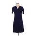 Lands' End Casual Dress: Blue Dresses - Women's Size 2X-Small