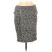 Zara W&B Collection Casual Skirt: Black Marled Bottoms - Women's Size Medium