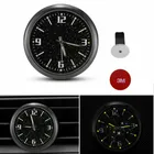 Horloge de voiture montre de moto montre rétro Mini horloge tableau de bord de voiture lumineux véhicule horloge batterie intérieur voiture montre à Quartz