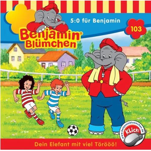 5:0 Für Benjamin / Benjamin Blümchen Bd.103 (1 Audio-CD) - Elfie Donnelly