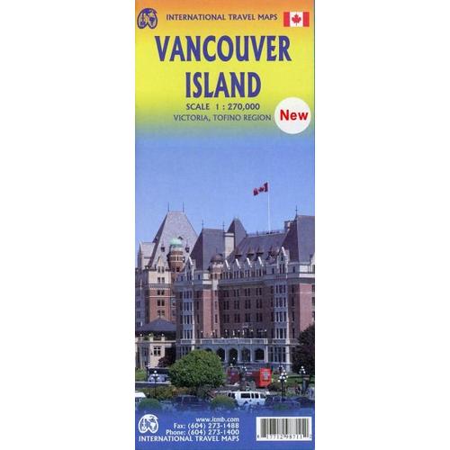 International Travel Map ITM Vancouver Island